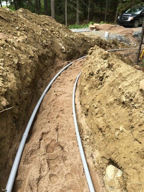 installing underground electrical conduit